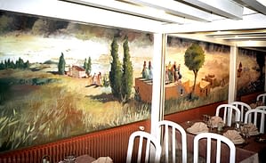 Fresque pour intérieur restaurant.